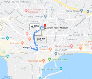 Cómo llegar al Ataturk House Museum, Turquía desde Alanya