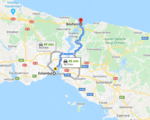 Cómo llegar a Bósforo, Turquía, desde Estambul 