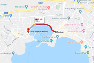 Cómo llegar a Milta Bodrum Marina, Turquía, desde Bodrum