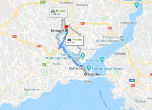 Cómo llegar a Miniaturk, Turquía, desde Estambul 