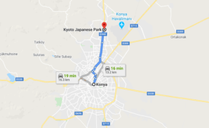 Cómo llegar a Kyoto Japanese Park, Turquía desde Konya